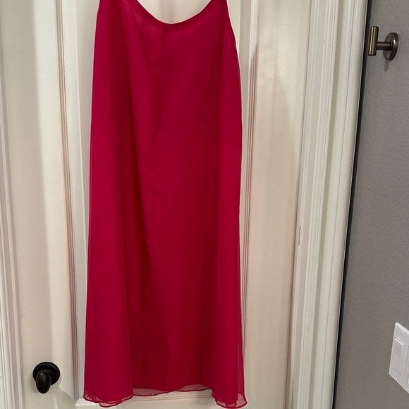 Sheer Raspberry Cover-Up with Matching Neglige - Picture 10 of 11